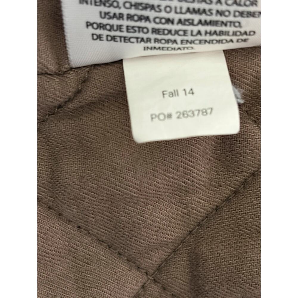 Carhartt M 8/10 Women’s Quilt Lined Canvas Hood Jacket Red Utility Coat - Picture 11 of 11